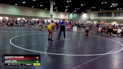 160 lbs Round 1 (6 Team) - Anthony Mullings, CLAW vs Ayden Cook, Sunbear Wrestling