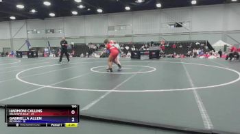 190 lbs Round 2 (8 Team) - Harmoni Callins, Oklahoma Blue vs Gabriella Allen, Michigan