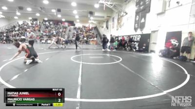 157 lbs Champ. Round 1 - Mauricio Vargas, Chaffey vs Matias Juniel, La Canada