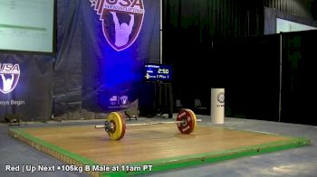 USAW American Open Championships M 105+kg Session B Snatch
