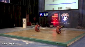 USAW American Open Championships M 85kg Session A Snatch