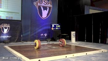 USAW American Open Championships M 105+kg A Session Clean & Jerk