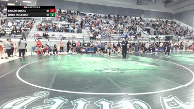 U20 Women - 57 lbs Champ. Round 2 - Cailan Drake, NY vs Linda Holeman, CT