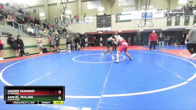 165 lbs Quarterfinal - Samuel Mullins, EDISON PREP vs Jagger Dunaway, CLAREMORE