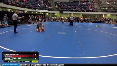 80 lbs Quarterfinal - Addie Lunn, BigWater vs Harlow Exline, Hawkeye Wrestling Academy