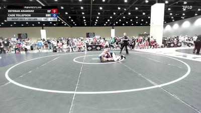 132 lbs Cons. Rd Of 32 - Esteban Aranguiz, South Central Punishers vs Cade Tollefson, Big Red Wrestling Club