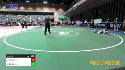 80 lbs Final - Lennox Cruzat, Mad Dawg Wrestling Club vs James Danko, South Hills Wrestling Academy