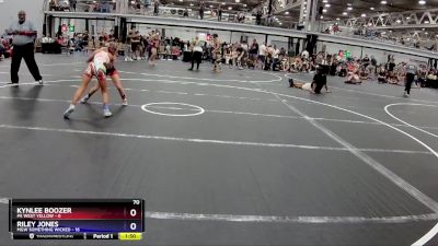 70 lbs Finals (2 Team) - Kynlee Boozer, PA West Yellow vs Riley Jones, MGW Something Wicked