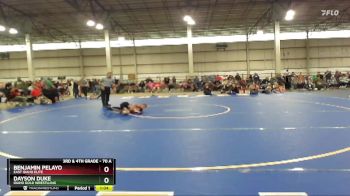 70 A Round 2 - Dayson Duke, Idaho Gold Wrestlling vs Benjamin Pelayo, East Idaho Elite