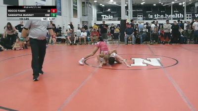102 lbs Rr Rnd 1 - Rocco Fabri, Kraken - HSC vs Samantha Massey, Homegrown - HSC