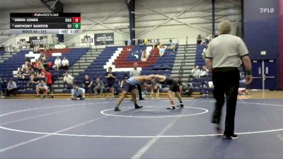 141 lbs Quarterfinal - Anthony Santos, Keiser University vs Drew Jones, Southeastern
