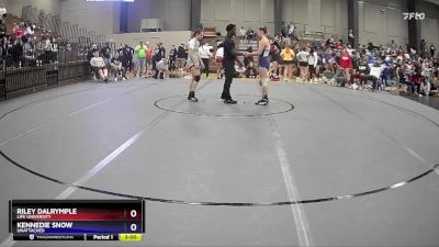 131 lbs Cons. Round 2 - Kennedie Snow, Unattached vs Riley Dalrymple, Life University