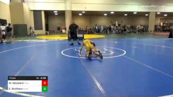 86 lbs Final - Walker Woodard, Troup Youth Wrestling (TYW) vs Evan Brothers, Massachusetts