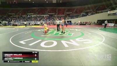 5A-190 lbs Cons. Round 2 - Antonio Cardenas, North Eugene vs Gregory Wallace, Hillsboro