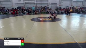 65-B lbs 5th Place - Alexander Liller, PA vs Kayden Miller, OH