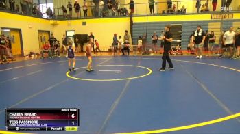 51-55 lbs Round 3 - Charly Beard, Wichita Training Center vs Tess Passmore, Chase County Wrestling Club