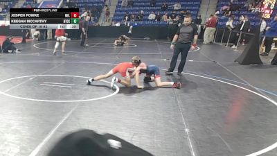 106 lbs Consi Of 16 #2 - Jospeh Fowke, Melrose vs Keegan McCarthy, Natick