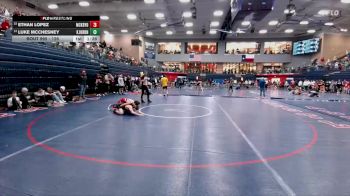 126 lbs Cons. Round 2 - Luke McChesney, Katy Jordan vs Ethan Lopez, McKinney Boyd