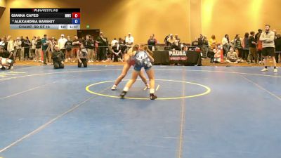 115 lbs Champ. Rd Of 16 - Gianna Cafeo, Mac Wrestling Club vs Alexandria Barskiy