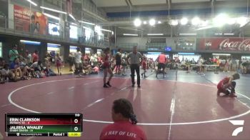110 lbs Quarterfinals (8 Team) - Erin Clarkson, Patriots WC vs Jaleesa Whaley, Storm Center