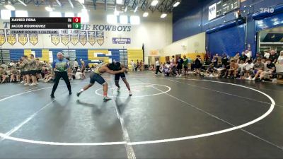 190 lbs Champ Round 1 (16 Team) - Xavier Pena, Funky Monkey vs Jacob Rodriguez, Westside Wrestling
