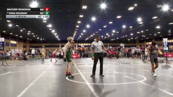 125 lbs C Of 8 #1 - Brayden Teunissen, Ohio vs Koda Holeman, Cal Poly