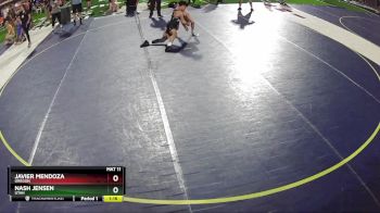 113 lbs Semifinal - Nash Jensen, Utah vs Javier Mendoza, Oregon