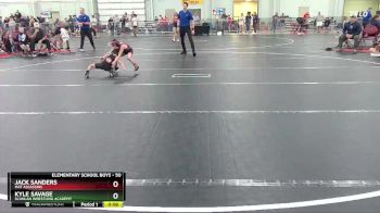 50 lbs Semifinal - Kyle Savage, Scanlan Wrestling Academy vs Jack Sanders, Mat Assassins