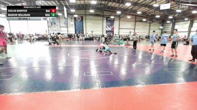 120 lbs Rr Rnd 1 - Colln Bartos, Ragin Raisins Catawba HS vs Mason Milligan, Brady Strong