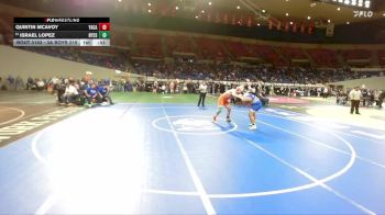 3A Boys 215 lbs Cons. Round 2 - Israel Lopez, Nyssa Boys vs Quintin McAvoy, Yamhill-Carlton Boys