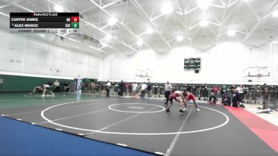 113 lbs Champ. Round 1 - Alex Munoz, Covina vs Carter James, Harvard Westlake
