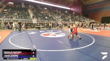 165 lbs 3rd Place Match - Nicholas Martinez, Natrona Colts Wrestling vs Thiago Romero, Rawlins Wrestling Club