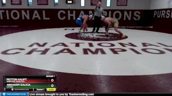 174 lbs Round 1 - Abraham Galicia, Luther vs Peyton Haupt, Nebraska Wesleyan