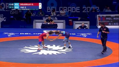 50 kg 1/4 Final - Otgonjargal Dolgorjav, Mongolia vs Emilia Alina Vuc, Romania