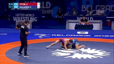 53 kg 1/4 Final - Zeynep Yetgil, Turkey vs Emma Jonna Denise Malmgren, Sweden