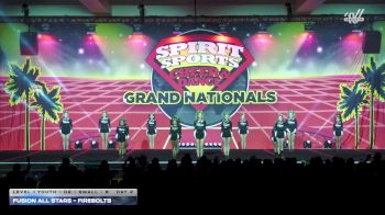 Fusion All Stars - Firebolts [2026 L1 Youth - D2 - Small - B Day 2] 2026 Spirit Sports Grand Nationals