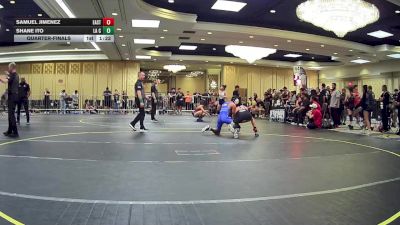120 lbs Quarterfinal - Samuel Jimenez, Eastvale Elite WC vs Shane Ito, La Costa Canyon HS