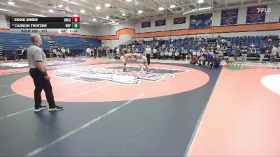 174 lbs 1st Place Match - Eddie Simes, Wisconsin - Lacrosse vs Carson Trotzer, Wisconsin-Stevens Point