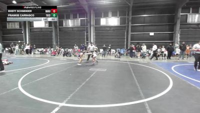 58 lbs Rr Rnd 3 - Rhett Schneider, Manu WC vs Frankie Carrasco, Tucson Cyclones