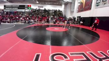 175 lbs Semifinal - Andrew Dienhart, Cherokee Trail vs Marcus Lucero, Pueblo County