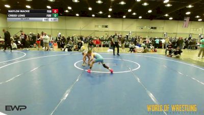 55 lbs Quarterfinal - Waylon Macke, Prime 9U vs Creed Long, Powerhouse Gold 9U