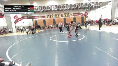 144 lbs Semifinal - Jesse Quiroz, Unattached vs Malakhy Rodriguez, Long Beach Wilson