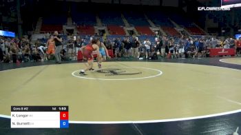 132 lbs Cons 8 #2 - Kage Lenger, Missouri vs Nathan Burnett, Ohio