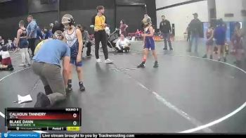 55 lbs Blake Dann, Team Bear White vs Calhoun Tannery, JET