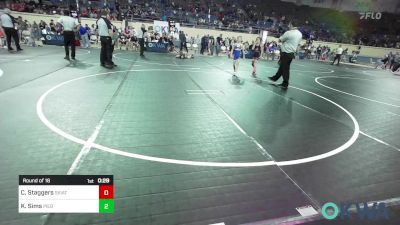 67 lbs Round Of 16 - Caitlyn Staggers, Skiatook Youth Wrestling 2022-23 vs Kingston Sims, Piedmont