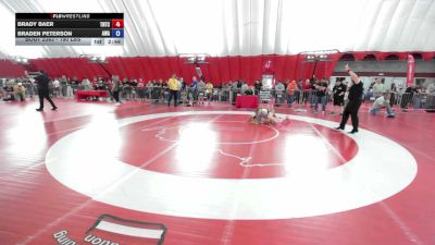 190 lbs Cons. Sub-quarters - Brady Baer, Team Nazar Training Center vs Braden Peterson, AWA