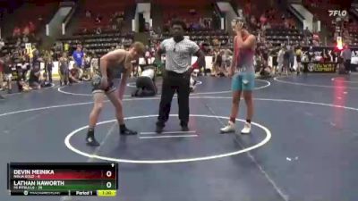 140 lbs Round 2 (4 Team) - Devin Meinika, Ninja Gold vs Lathan Haworth, MI Pitbulls