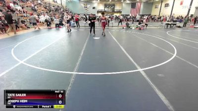 157 lbs Cons. Semi - Tate Sailer, ND vs Joseph Heim, MN