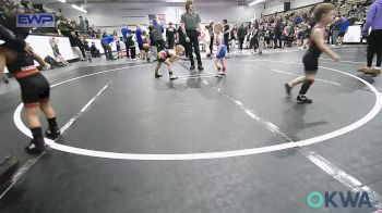 45 lbs Rr Rnd 1 - Cord Jones, Tiger Trained Wrestling vs Aspen Shelton, Team Tulsa Wrestling Club