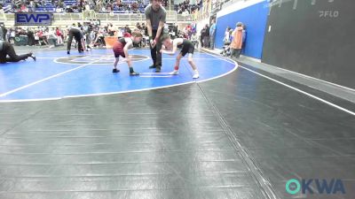 52 lbs Round Of 32 - Gunner Brown, Duncan Demon Wrestling vs Chance Chill, Perry Wrestling Academy